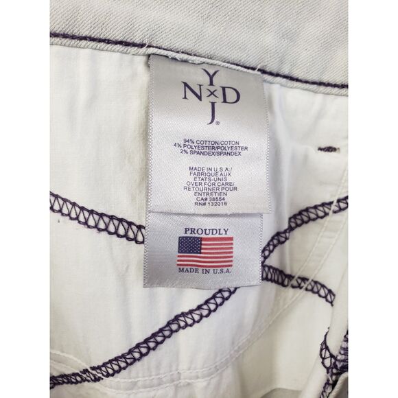 NYDJ Womens Jeans Size 6 Gray Purple Undertones Lift Tuck Tech Comfy Legging USA - Picture 5 of 7